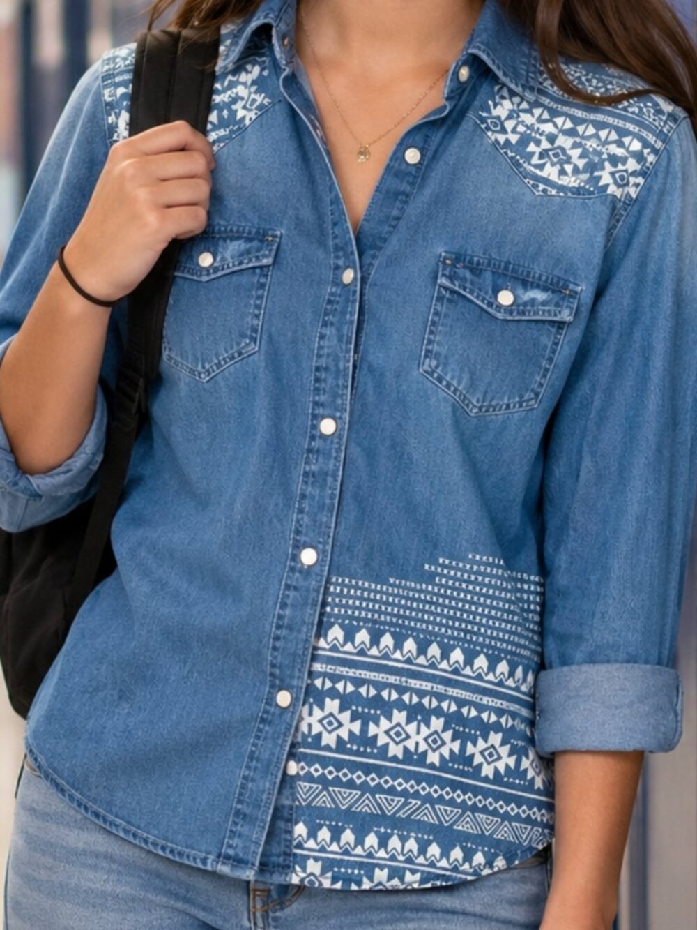 Adiktd denim shirt Size Small